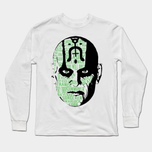 Quan Chi text portrait Long Sleeve T-Shirt